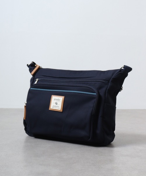 anello（アネロ）の「anello GRANDE 10ポケット ショルダーBAG（ショルダーバッグ・メンズ・ブラック/ターコイズブルー/グレイッシュベージュ/オレンジ/ネイビー/オリーブ/ライトピンク・FREE）」の10枚目の写真