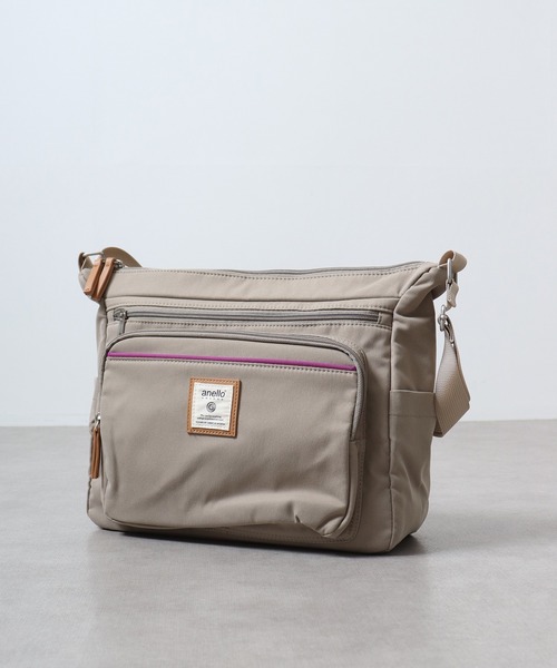 anello（アネロ）の「anello GRANDE 10ポケット ショルダーBAG（ショルダーバッグ・メンズ・ブラック/ターコイズブルー/グレイッシュベージュ/オレンジ/ネイビー/オリーブ/ライトピンク・FREE）」の13枚目の写真