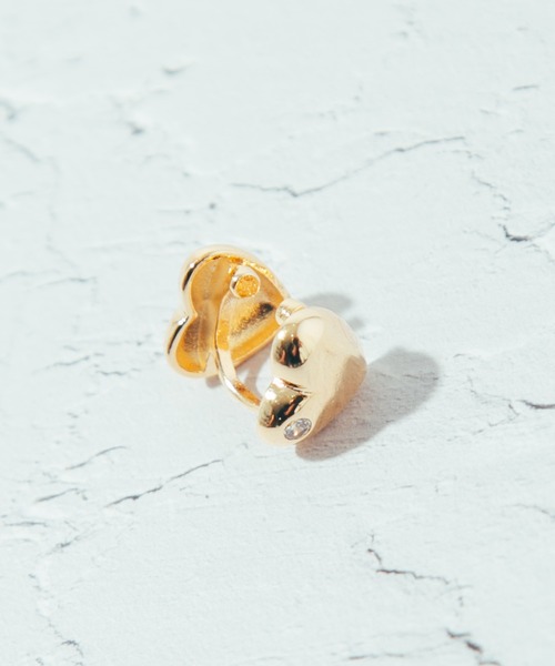 COLOR TOKYO ACCESSORIES(カラートウキョウアクセサリー)の「ハートイヤリング(イヤリング・レディース・Silver/GOLD ・FREE)」の10枚目の写真