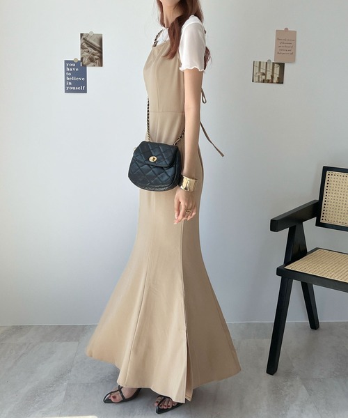 セール】【オケージョン対応】マーメイドキャミワンピース（ワンピース