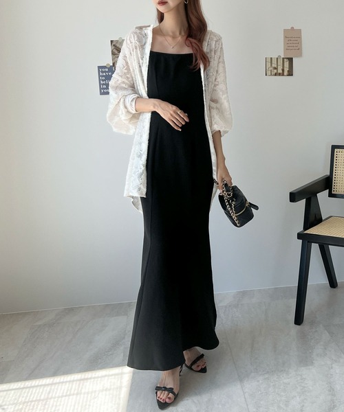 新品、未使用のガーランドの可愛いい❤️ワンピースです ヴィンテージフラワーIラインワンピース｜DAY by DAY It's