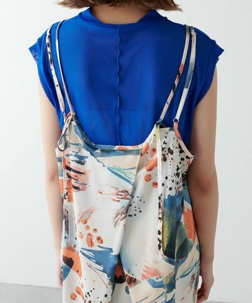 Lui's(ルイス)の「アートプリントキャミワンピース(ワンピース・レディース・オレンジ/ブルー・FREE)」の18枚目の写真