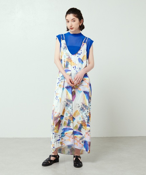 Lui's(ルイス)の「アートプリントキャミワンピース(ワンピース・レディース・オレンジ/ブルー・FREE)」の22枚目の写真