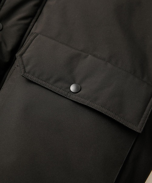 SILAS（サイラス）の「HOODED PUFFER JACKET（ナイロンジャケット・メンズ・ベージュ/オリーブ/ブラック/ライトブルー・XL/M/L）」の18枚目の写真