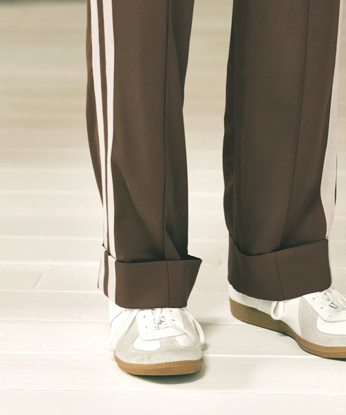 WONDER WONDER(ワンダーワンダー)の「バイカラーラインパンツ(その他パンツ・メンズ・ネイビー/ブラウン/グリーン・M/L)」の19枚目の写真