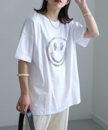 ap retro | ニコちゃんスタッズTEE(Tシャツ/カットソー)