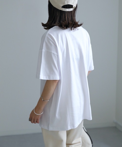 ap retro(アプレトロ)の「ニコちゃんスタッズTEE(Tシャツ/カットソー・レディース・グリーン/アイボリー/ブラック・FREE)」の22枚目の写真