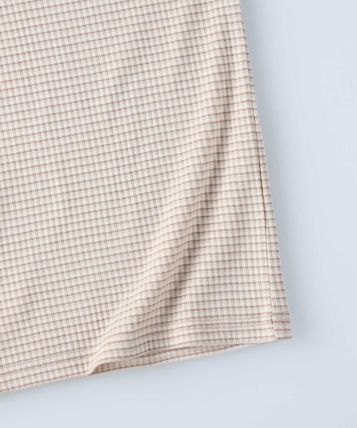 HONEYSUCKLE ROSE（ハニーサックルローズ）の「【HONEYSUCKLE ROSE】マルチボーダータンク（タンクトップ・レディース・ベージュ/ダークグレー/グリーン・L/M）」の13枚目の写真