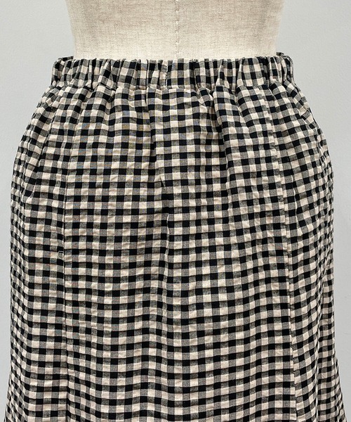 PICCIN（ピッチン）の「サッカーギンガムチェックスカート（スカート・レディース・オフホワイト・M/L）」の20枚目の写真
