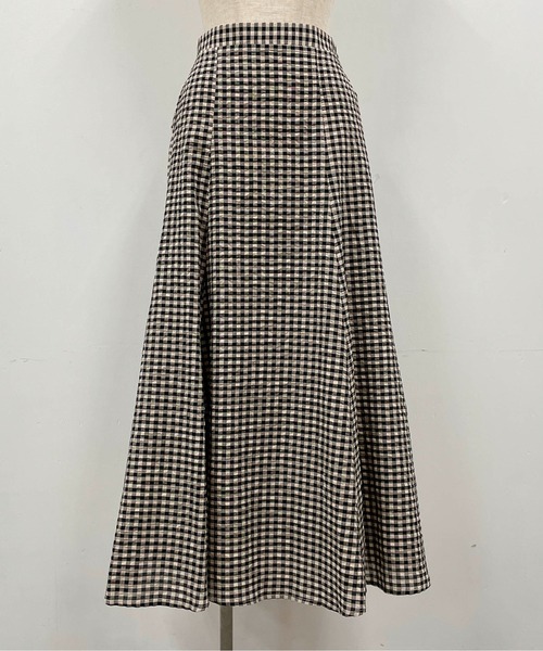 PICCIN（ピッチン）の「サッカーギンガムチェックスカート（スカート・レディース・オフホワイト・M/L）」の16枚目の写真