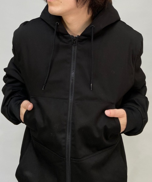 DC（ディーシー）の「DC/ディーシー レギュラーフィット 無地 保温 中綿ジャケット DJK224001（ブルゾン・メンズ・カーキ/ブラック/ブラウン・M/L/XL）」の7枚目の写真