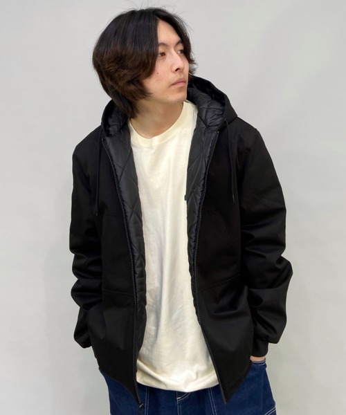 DC（ディーシー）の「DC/ディーシー レギュラーフィット 無地 保温 中綿ジャケット DJK224001（ブルゾン・メンズ・カーキ/ブラック/ブラウン・M/L/XL）」の10枚目の写真