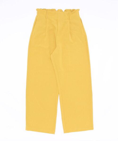 Samansa Mos2 blue（サマンサモスモスブルー）の「ハイウエストパンツ（その他パンツ・レディース・ブラック/イエロー/グリーン・ﾌﾘ-）」の3枚目の写真