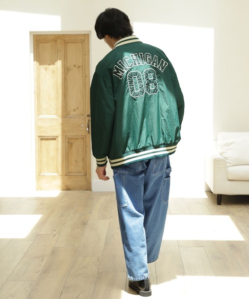 niko and...（ニコアンド）の「アソートロゴスタジアムジャケット（スタジャン・メンズ・ネイビー/レッド/グリーン・MEDIUM/LARGE）」の19枚目の写真