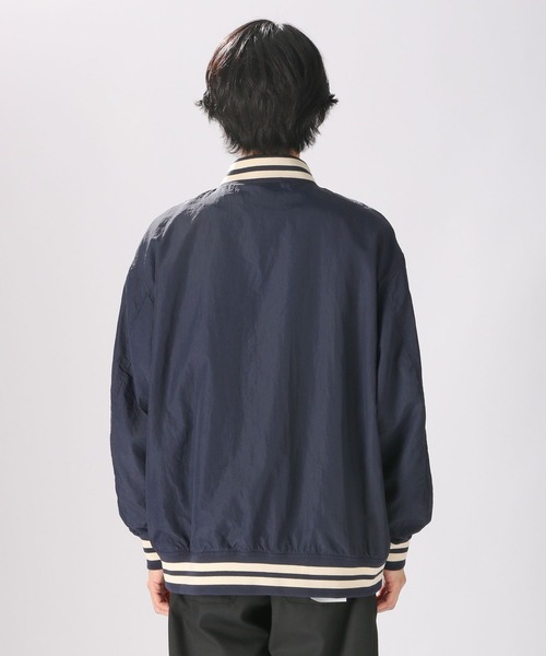 niko and...（ニコアンド）の「アソートロゴスタジアムジャケット（スタジャン・メンズ・ネイビー/レッド/グリーン・MEDIUM/LARGE）」の9枚目の写真