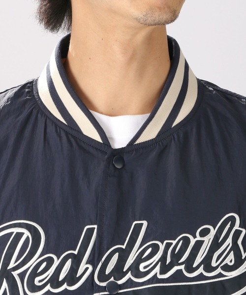 niko and...（ニコアンド）の「アソートロゴスタジアムジャケット（スタジャン・メンズ・ネイビー/レッド/グリーン・MEDIUM/LARGE）」の21枚目の写真