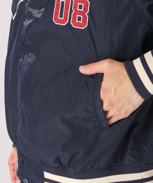 niko and...（ニコアンド）の「アソートロゴスタジアムジャケット（スタジャン・メンズ・ネイビー/レッド/グリーン・MEDIUM/LARGE）」の13枚目の写真