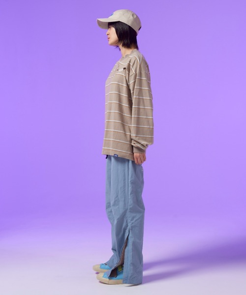 SINK kotohayokozawa（シンク コトハヨコザワ）の「MULTIBORDER LONG TSHIRTS（Tシャツ/カットソー・レディース・サックスブルー/ベージュ/イエロー・M/L）」の5枚目の写真