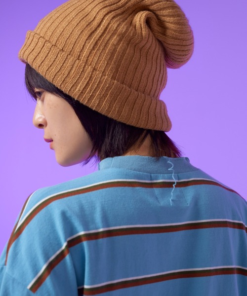 SINK kotohayokozawa（シンク コトハヨコザワ）の「MULTIBORDER LONG TSHIRTS（Tシャツ/カットソー・レディース・サックスブルー/ベージュ/イエロー・M/L）」の15枚目の写真