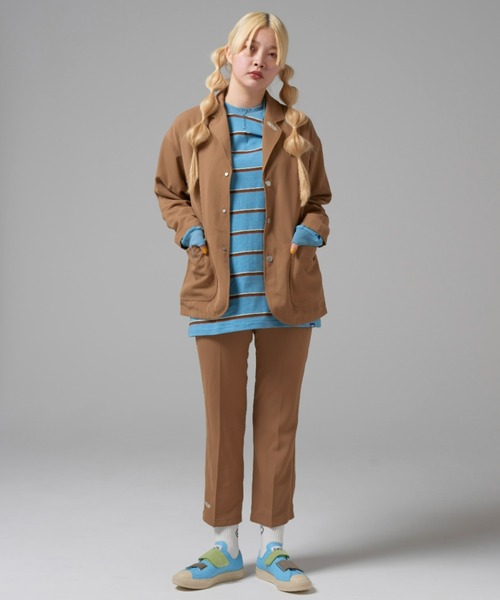 SINK kotohayokozawa（シンク コトハヨコザワ）の「MULTIBORDER LONG TSHIRTS（Tシャツ/カットソー・レディース・サックスブルー/ベージュ/イエロー・M/L）」の18枚目の写真