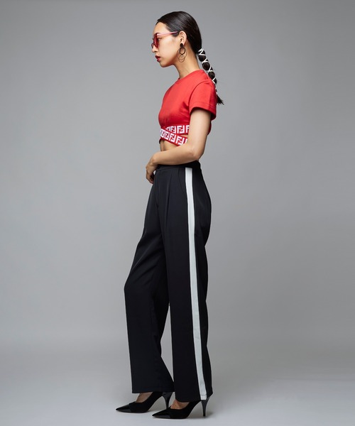 Narcissus(ナルシス)の「【Narcissus】ラインパンツ(その他パンツ・レディース・ブラック/ブルー・FREE)」の6枚目の写真