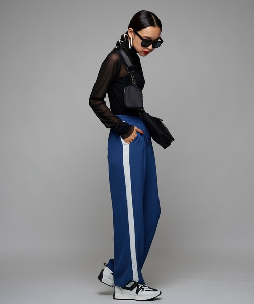 Narcissus(ナルシス)の「【Narcissus】ラインパンツ(その他パンツ・レディース・ブラック/ブルー・FREE)」の10枚目の写真