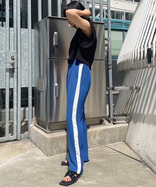 Narcissus(ナルシス)の「【Narcissus】ラインパンツ(その他パンツ・レディース・ブラック/ブルー・FREE)」の15枚目の写真