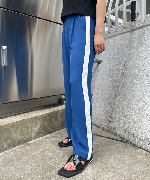 Narcissus(ナルシス)の「【Narcissus】ラインパンツ(その他パンツ・レディース・ブラック/ブルー・FREE)」の17枚目の写真