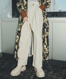 ROSE BUD | ハイウエストタックパンツ(デニムパンツ)