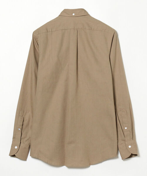 販売 限定 Drake's BEAMS F 別注 ベージュ ツイル レギュラーカラー