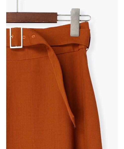 Te chichi TERRASSE(テチチテラス)の「共布ベルト付フレアスカート(スカート・レディース・ベージュ/オレンジ/ネイビー・フリ-)」の22枚目の写真