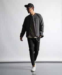 ダファーブラックレーベルセットアップリップストックノーカラーブルゾンブラックＭ 68090028b_b_09_215.jpg