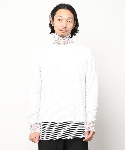 月末セール❣️石見銀山　群言堂　ブラック　タートルネック　長袖カットソー kujaku / K-271 / Linen×Cotton Half Sleeve Cutse