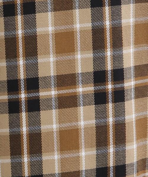 SHOO・LA・RUE(シューラルー)の「◆デイリー使いのマストアイテム チェックシャツ(シャツ/ブラウス・レディース・ベージュ系1/イエロー系9/ワイン系3/ネイビー系1・02/03/04)」の12枚目の写真