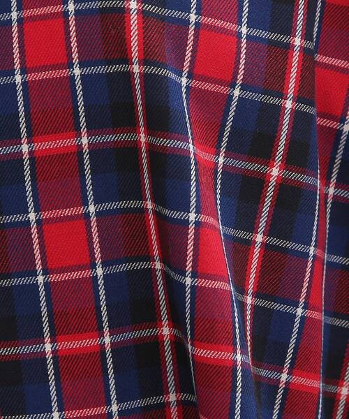 SHOO・LA・RUE(シューラルー)の「◆デイリー使いのマストアイテム チェックシャツ(シャツ/ブラウス・レディース・ベージュ系1/イエロー系9/ワイン系3/ネイビー系1・02/03/04)」の16枚目の写真