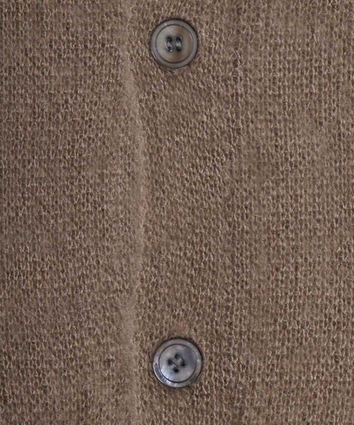 ANPAS(アンパス)の「Mohair Touch Balloon Sleeve Shaggy Knit Cardigan/モヘアタッチ バルーンスリーブ シャギーニット カーディガン(カーディガン/ボレロ・メンズ・ブラック/ブルー/グリーン/グレイッシュベージュ/テラコッタ/マスタード・M/L)」の19枚目の写真