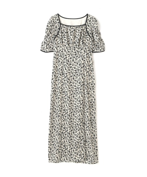 N.（N. Natural Beauty Basic）（エヌエヌナチュラルビューティーベーシック）の「フラワープリントパワショルストレートワンピース（ワンピース・レディース・ホワイト系その他/ブラック系その他/グリーン系その他・MEDIUM）」の20枚目の写真