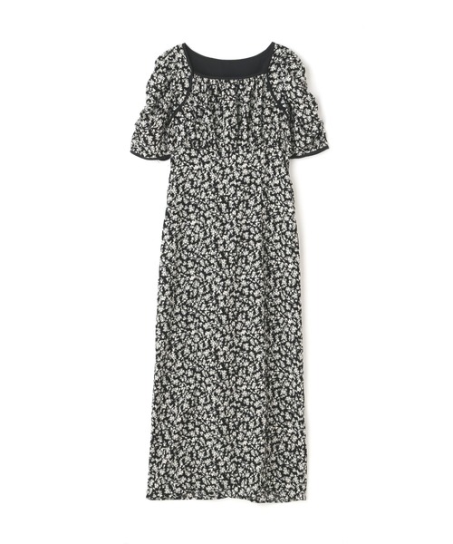 N.（N. Natural Beauty Basic）（エヌエヌナチュラルビューティーベーシック）の「フラワープリントパワショルストレートワンピース（ワンピース・レディース・ホワイト系その他/ブラック系その他/グリーン系その他・MEDIUM）」の16枚目の写真