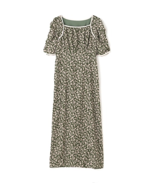 N.（N. Natural Beauty Basic）（エヌエヌナチュラルビューティーベーシック）の「フラワープリントパワショルストレートワンピース（ワンピース・レディース・ホワイト系その他/ブラック系その他/グリーン系その他・MEDIUM）」の13枚目の写真