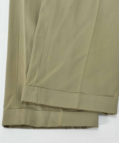 TOMMY HILFIGER（トミーヒルフィガー）の「【ヴィンテージ古着】80s~90s TOMMY HILFIGER/トミーヒルフィガー 2タック スラックス（スラックス・メンズ・ベージュ・32）」の2枚目の写真