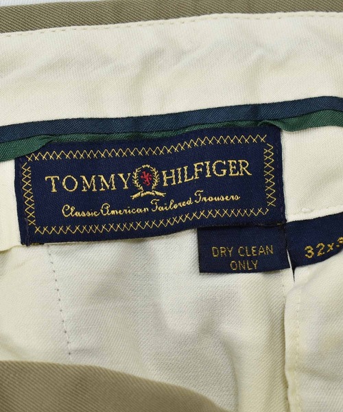 TOMMY HILFIGER（トミーヒルフィガー）の「【ヴィンテージ古着】80s~90s TOMMY HILFIGER/トミーヒルフィガー 2タック スラックス（スラックス・メンズ・ベージュ・32）」の3枚目の写真