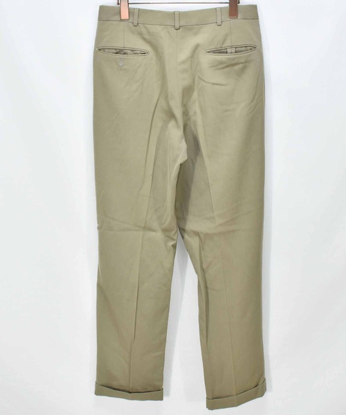 TOMMY HILFIGER（トミーヒルフィガー）の「【ヴィンテージ古着】80s~90s TOMMY HILFIGER/トミーヒルフィガー 2タック スラックス（スラックス・メンズ・ベージュ・32）」の9枚目の写真