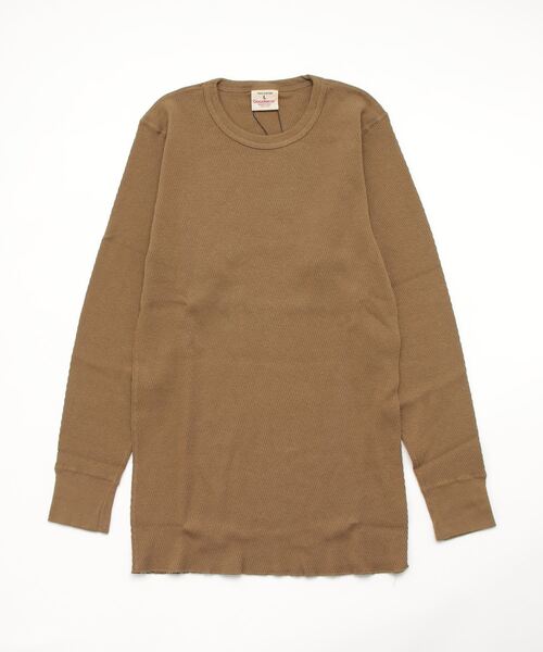 Goodwear(Since1983)(グッドウェア)の「【MADE IN USA】L/S THERMAL CREW SEASON COLOR / ロングスリーブ サーマル クルー シーズンカラー(Tシャツ/カットソー・メンズ・ブラウン系その他/グリーン系その他・X-LARGE/LARGE/MEDIUM)」の8枚目の写真