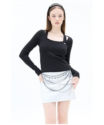 A'GEM/9 × .kom 『LUV IS TRUE/ラブ イズ トゥルー』CHAIN SKIRT/チェーン スカート