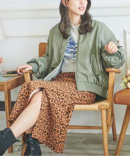 FREE'S MART（フリーズマート）の「◇MA-1ブルゾン（MA-1・レディース・ブラック/ベージュ/カーキ・MEDIUM/SMALL）」の20枚目の写真