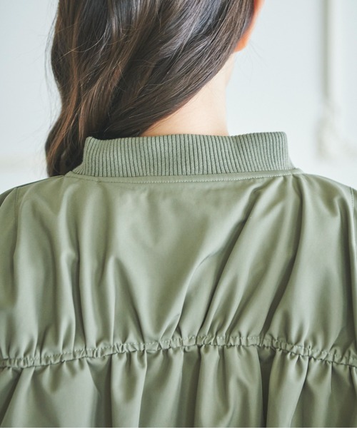 FREE'S MART（フリーズマート）の「◇MA-1ブルゾン（MA-1・レディース・ブラック/ベージュ/カーキ・MEDIUM/SMALL）」の13枚目の写真