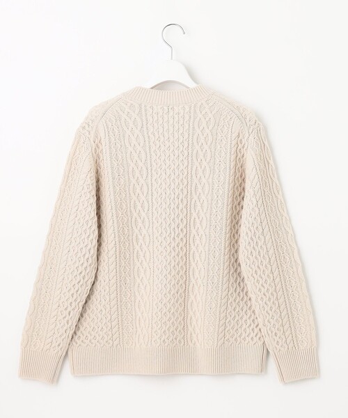 J.PRESS Ladies(J.プレス レディス)の「【洗える】EIGER CORD カーディガン(カーディガン/ボレロ・レディース・ホワイト系/ブラウン系・SMALL)」の13枚目の写真