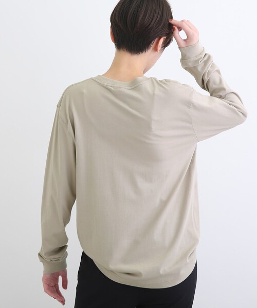 INDIVI(インディヴィ)の「【LIFE】メッセージプリント ロングTシャツ(Tシャツ/カットソー・レディース・ライトベージュ/ホワイト・13/38)」の14枚目の写真