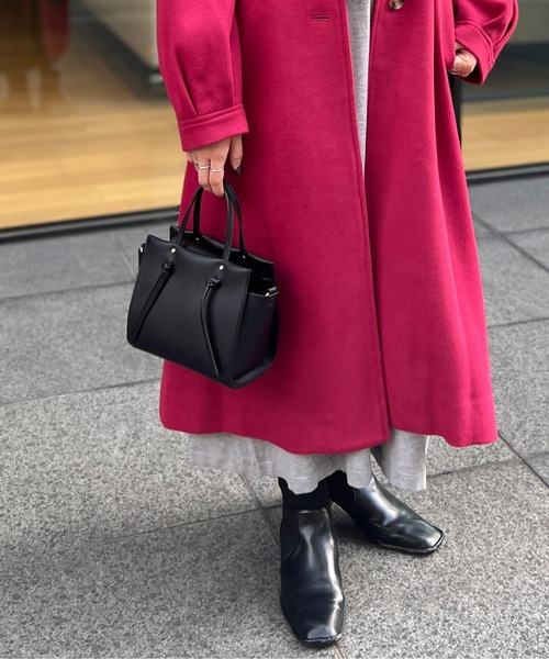 Chez toi（シェトワ）の「マイクロショルダーBAG（ショルダーバッグ・レディース・ブラック/ライトグレー/モカ/マスタード・FREE）」の9枚目の写真