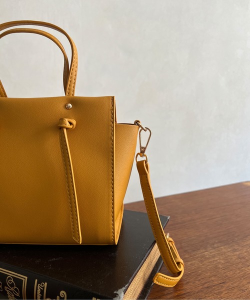 Chez toi（シェトワ）の「マイクロショルダーBAG（ショルダーバッグ・レディース・ブラック/ライトグレー/モカ/マスタード・FREE）」の13枚目の写真